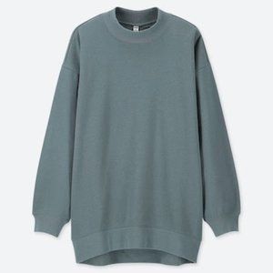 mock neck sweater green/dark cyan